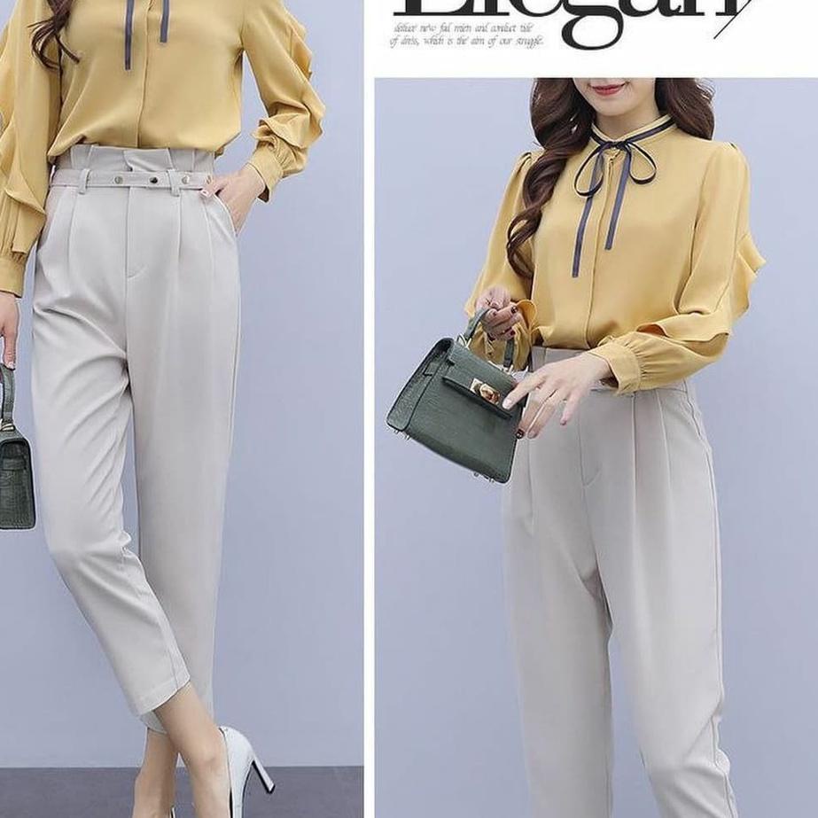 Sangat Nyaman.. Baju Muslim Wanita Ootd Wanita Set Hijab Nomi Set 2in1 Setelan Remaja Wanita Kekinia