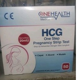 HCG / Tespek / Alat uji kehamilan Onehealth 50 strip