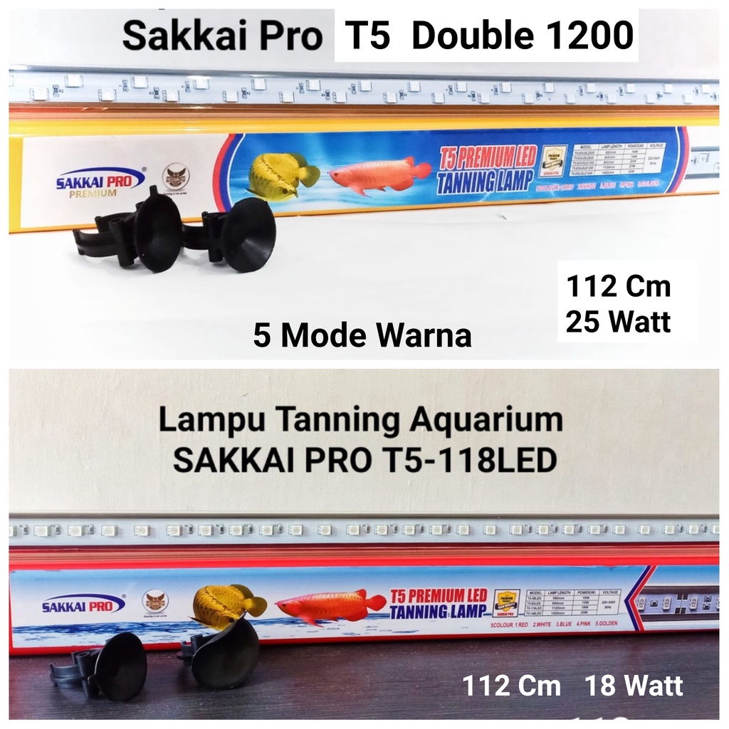 Sakkai Pro T5 Double 1200 / Tanning Lamp  / LED Sakkai Pro T5 118 LED