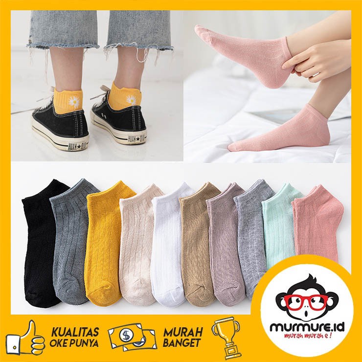 MURMURE ID KAOS  KAKI POLOS 6 GARIS KAOSKAKI DAISY  WARNA  