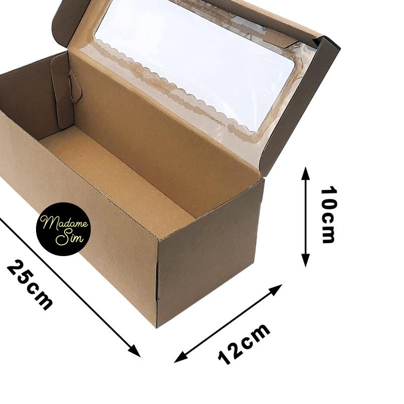 

KOTAK KUE - CAKE BOX - DUS BOLU 25 x 12 x 10 CM - MS-08 (ISI : 10 PCS)