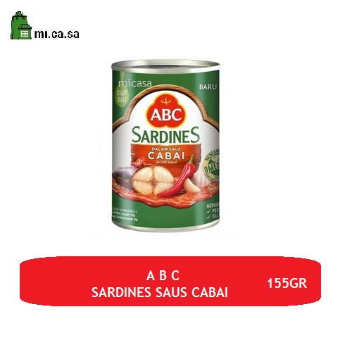 

ABC Ikan Sarden Kaleng Saus Tomat / Saus Cabe 155 Gram