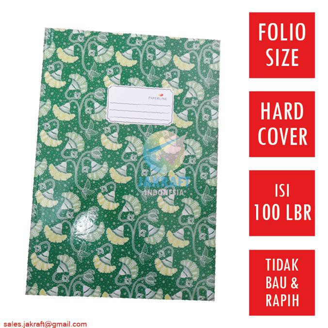 

Buku Folio Hard Cover 100 Lembar PAPERLINE (Mirage) Hardcover Terbaik TERMURAH
