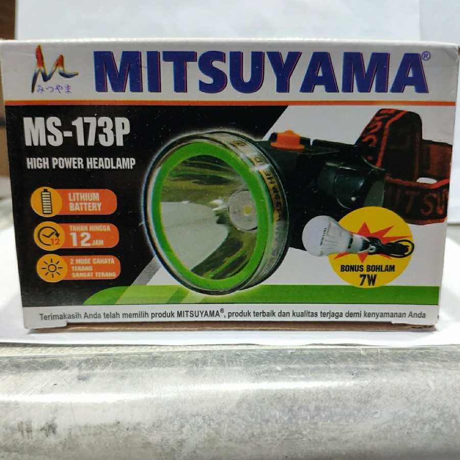 COD Senter Kepala 30 Watt Cahaya Putih MITSUYAMA MS-173P