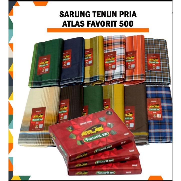 SARUNG TENUN DEWASA ATLAS FAVORIT 500