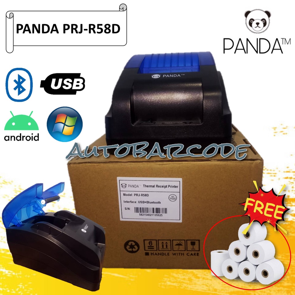 PRINTER BLUETOOTH THERMAL PANDA R58D 58MM