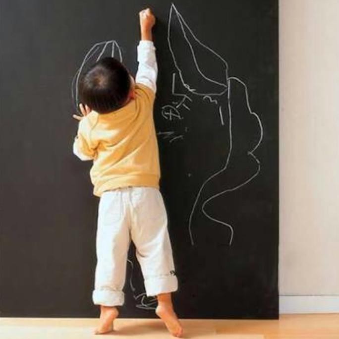 

Dekorasi/ 2 Meter Sticker Blackboard Chalkboard Papan Tulis Kapur Stiker Wall