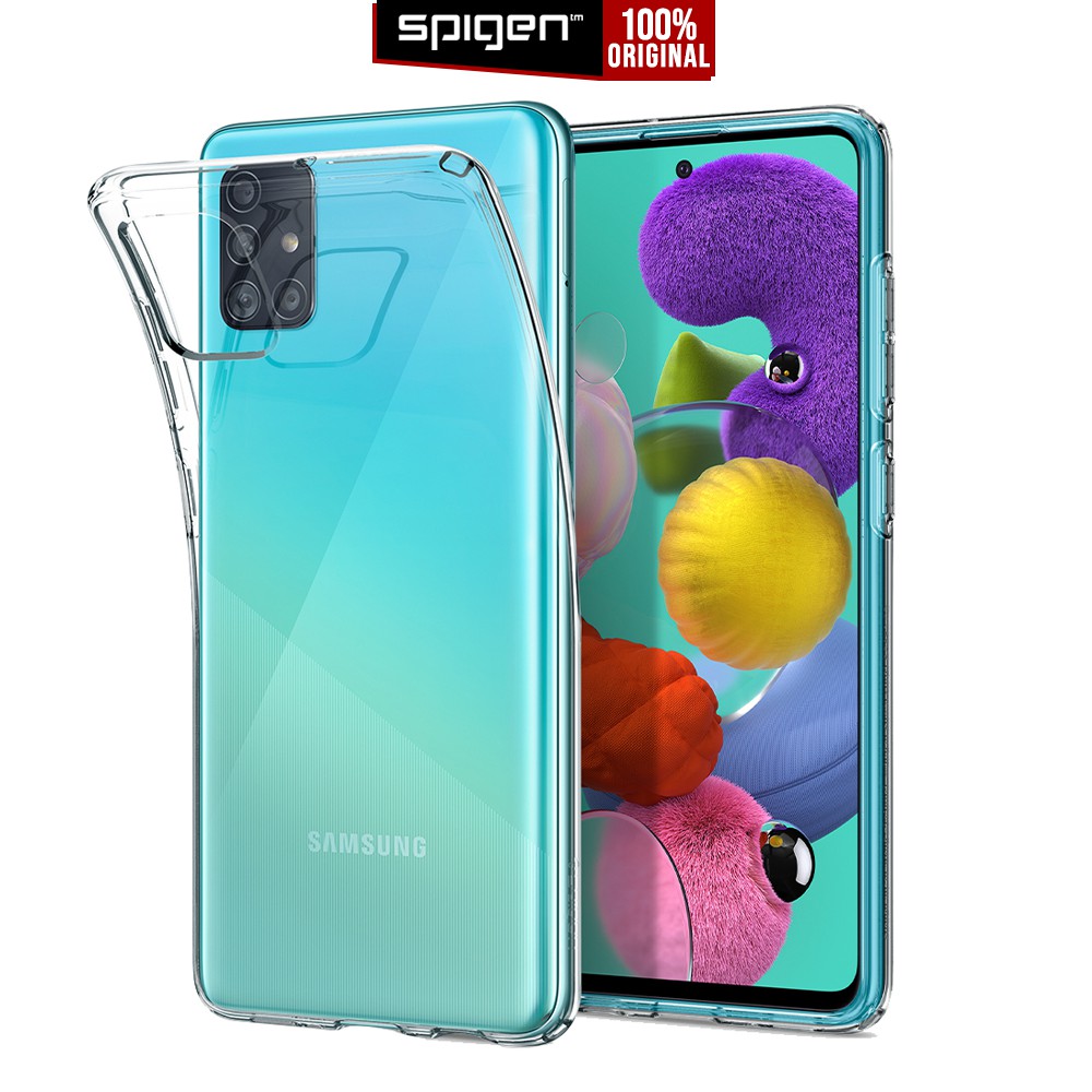 

Case Samsung Galaxy A51 / A71 Spigen Liquid Crystal Clear Transparan Casing