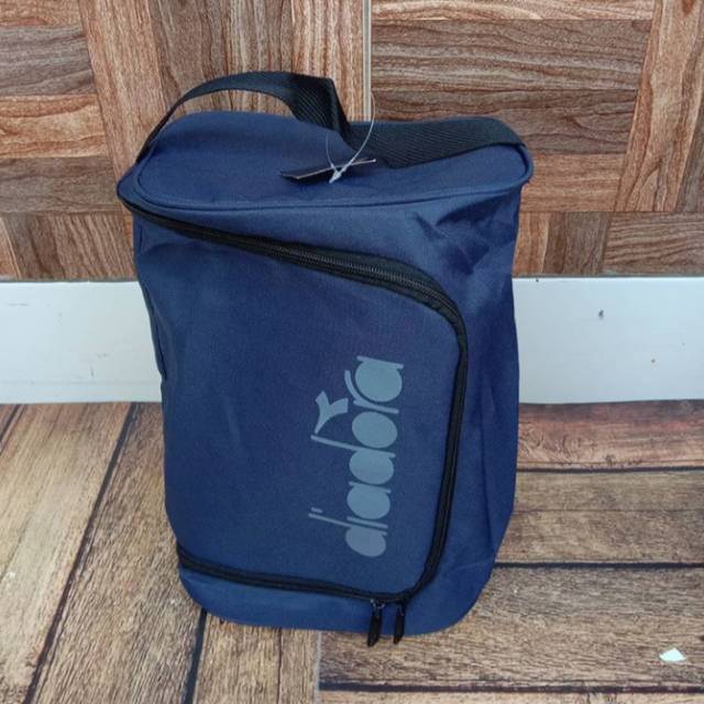 TAS GYM PRIA (Diadora) NAVY - SHOES BAG | TAS MURAH | FASHION PRIA | PROMO SALE 11.11