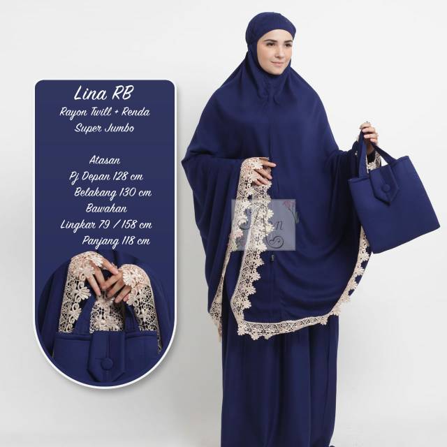 Mukena Dewasa Cantik - Mukena Lina RB by Rhayanh