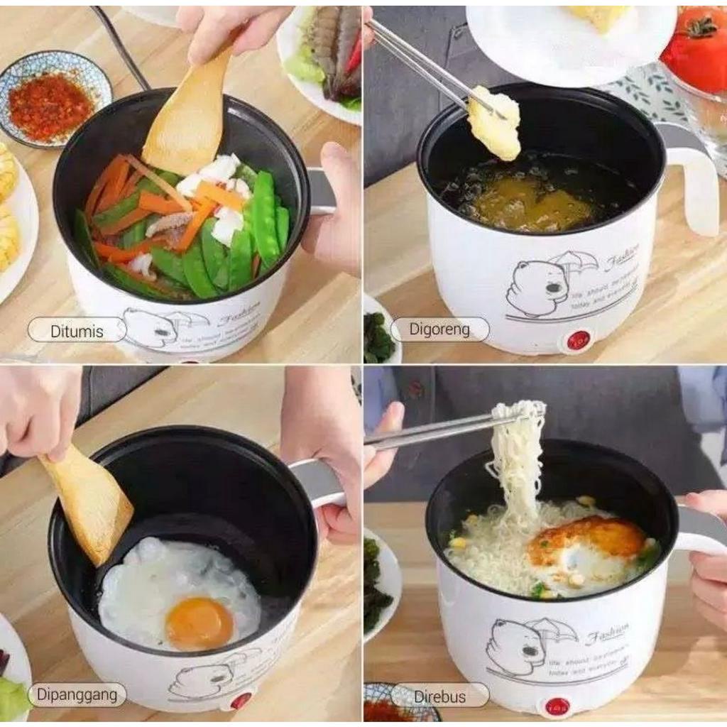 PANCI LISTRIK FASHION SERBAGUNA - COOKING POT STEAMER MULTIFUNGSI