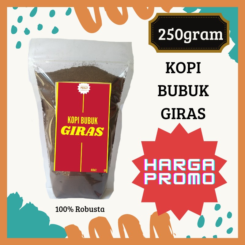 

Kopi Bubuk Giras 250gr