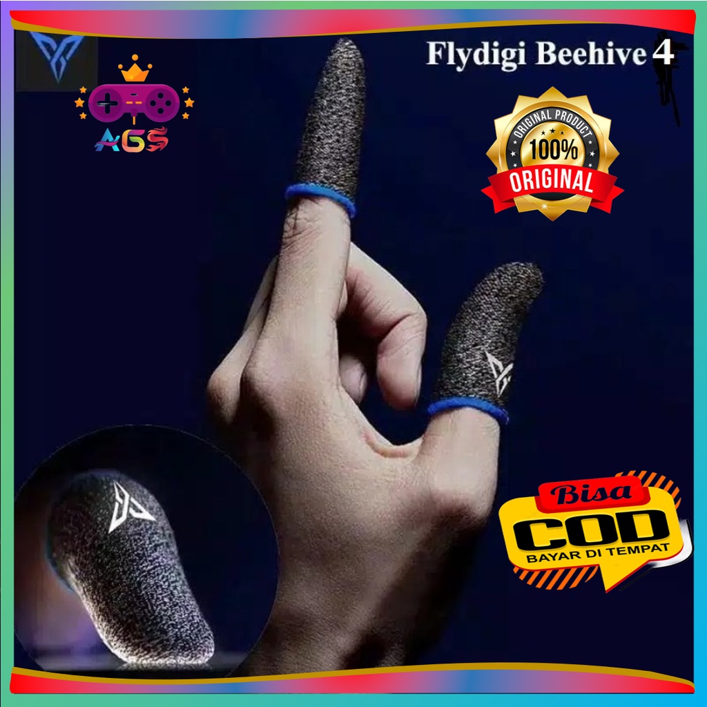 SARUNG JEMPOL GAME ORIGINAL FLYDIGI 2 PCS ANTI KERINGAT RESPONSIVE