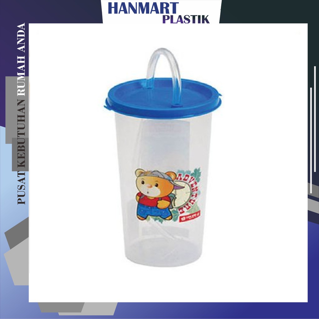 Botol Minum 370ml Ada Sedotan Anak Kecil Bottle - GL 14 Lion Star