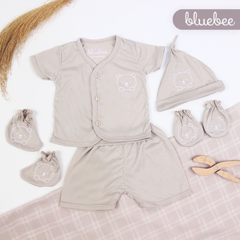 Blue Bee Baju Bayi Tangan Pendek / Setelan Bayi Lengkap / Setelan Anak 22003