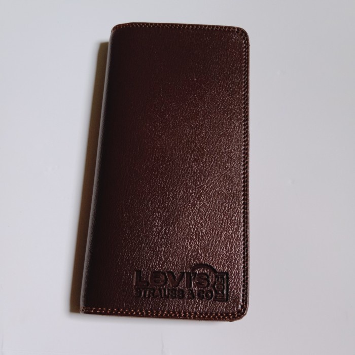 Dompet Pria Panjang  levis bagus - coklat tua original branded 100% aestehtic terbaru 2022 Q8Y6 terb