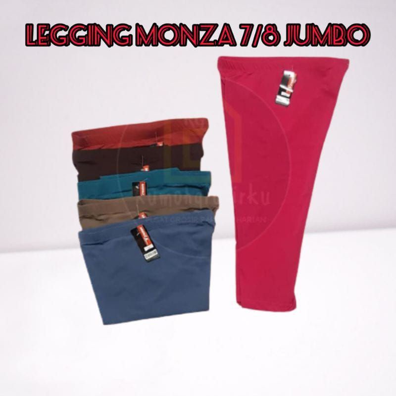 6 Pcs Celana Legging 7/8 Merk MONZA