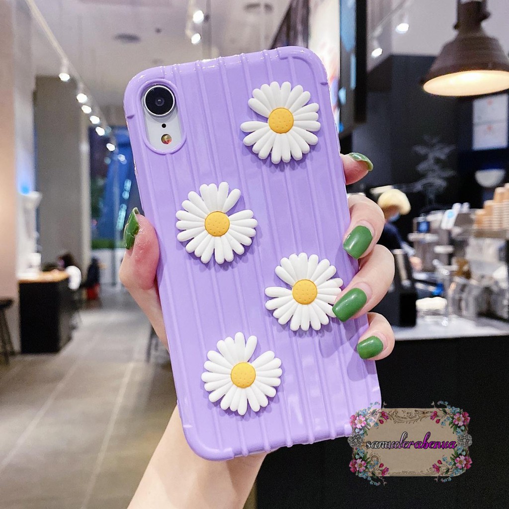 SOFTCASE BUNGA TIMBUL OPPO A5S A7 A12 F9 A71 A83 F7 F5 YOUTH F11 PRO A52 A92 A72 SB3862