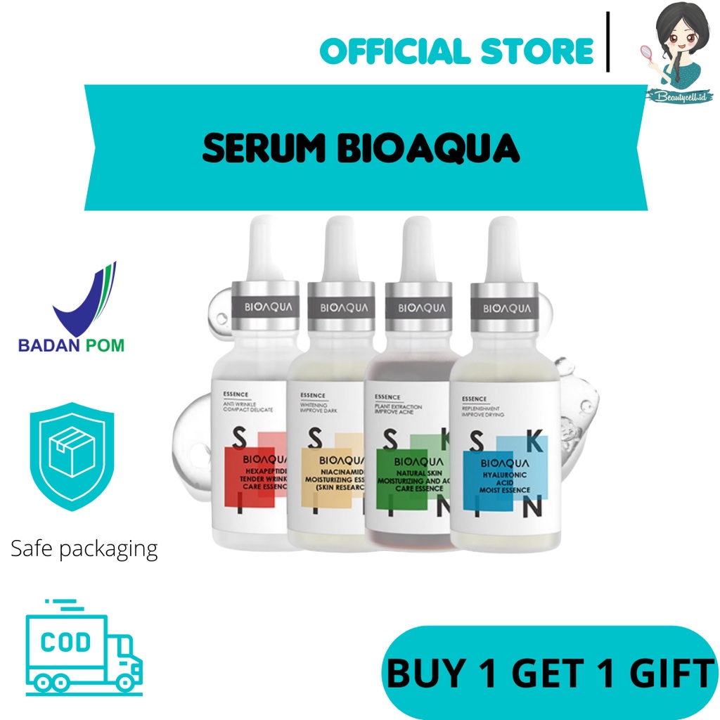 BIOAQUA Serum Moisturizing Essence 30ml Niacinamide/Hyaluronic Acid/Acne Care