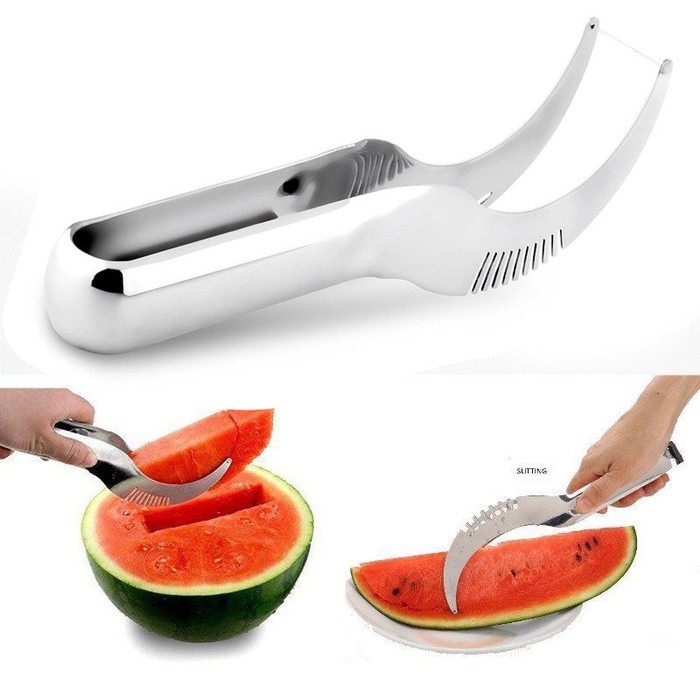 WATER MELON SLICER ALAT POTONG SEMANGKA BUAH NAGA DRAGON FRUITS CUTTER PISAU KNIFE HEALTHY KITCHEN