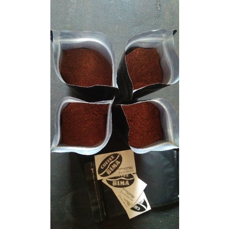 

kopi Bima Robusta tambora Biji/bubuk 250gram