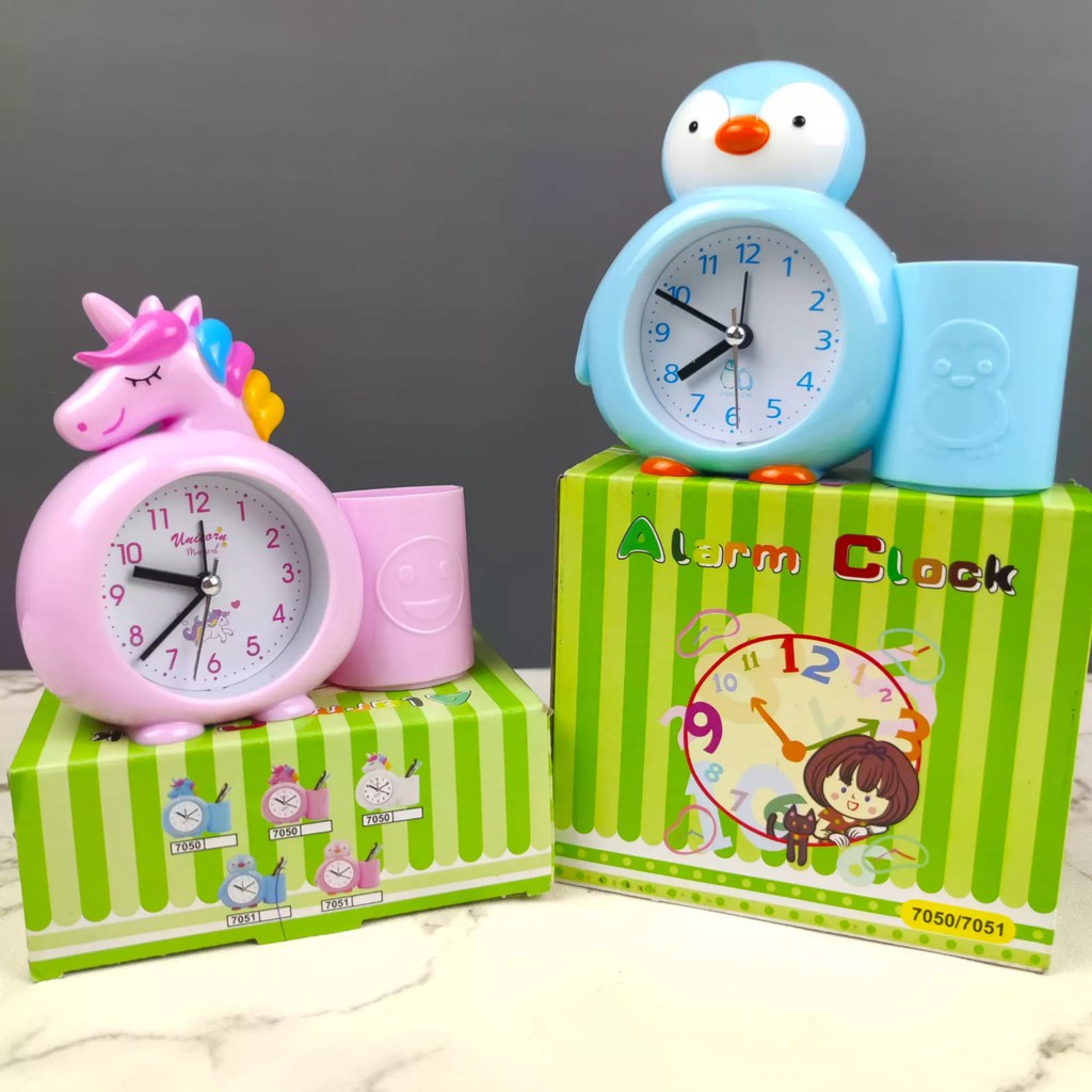 Jam Beker Alarm mini BEEP dan Tempat Pensil Multifungsi Unicorn