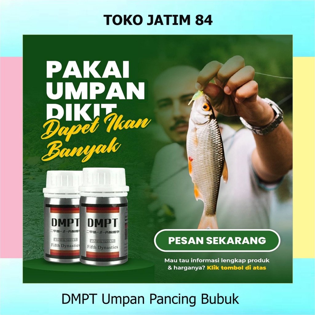 DMPT Cair DMPT Stimulant ORI Essen Penarik Ikan Umpan Adiktif Umpan Pancing DMPT Bubuk Penarik Ikan