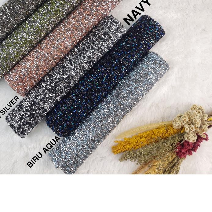 ▲ Payet Tikar Gosok | Payet Diamond Kristal Gosok 22 cm × 40 cm ✺