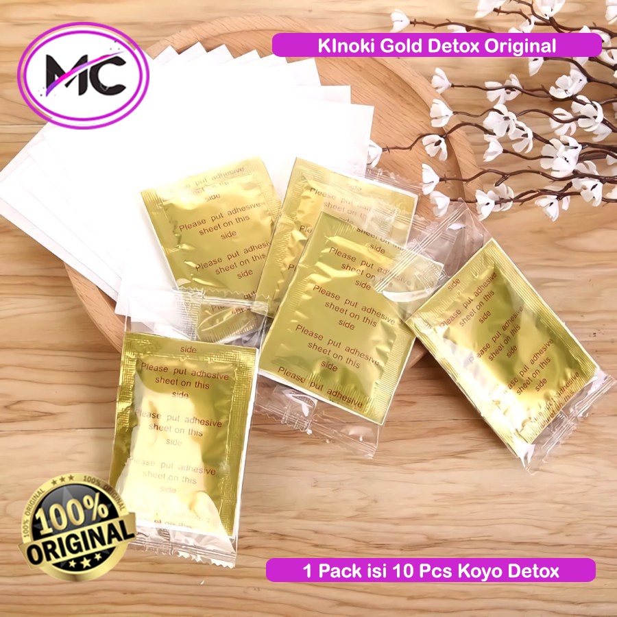 Koyo Kaki Detox Herbal Natural Alami Kinoki Gold Original Ampuh Membuang Racun Dalam Tubuh Koyo Herbal Kesehatan