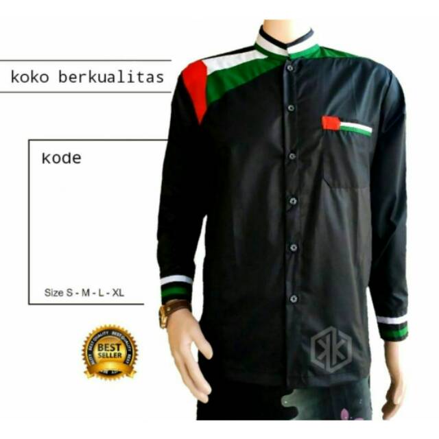 BAJU KOKO SYUBANUL MUSLIM ORY EL RUMI HILWA MOTIF PAKISTAN