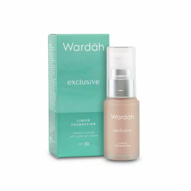 PROMO Wardah Exclusive Liquid Foundation SPF30/Alas Bedak Cair Wardah/WARDAH/ALAS BEDAK