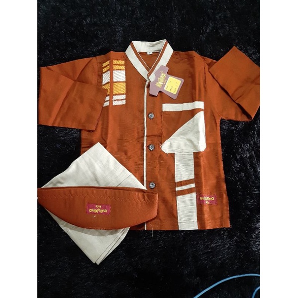 Baju Koko Anak Katun Sigaret Tebal Adem Ori