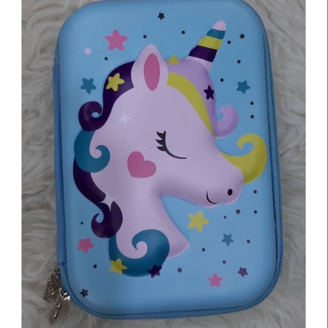 

Tempat kotak pensil sekolah smiggle LOL unicron import