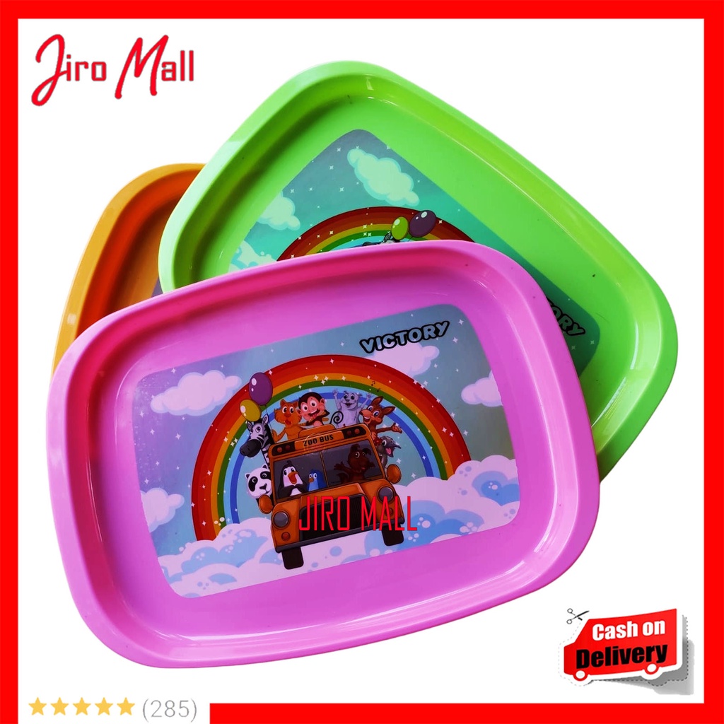 Ukuran Jumbo  Nampan Plastik karakter/Baki plastik lucu/Nampan Besar/Nampan Karakter/Baki by JIRO MA