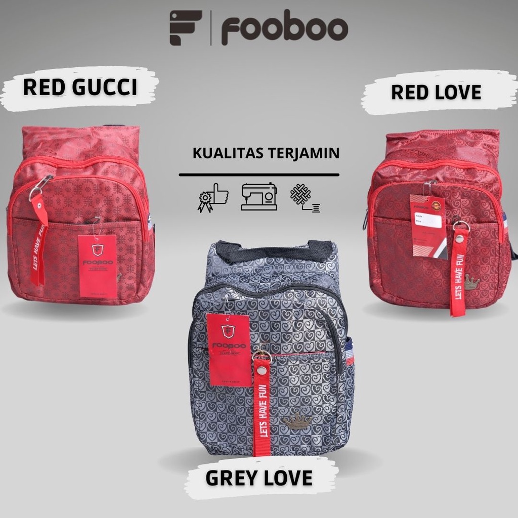 FOOBOO TAS RANSEL BACKPACK WANITA KOREAN STYLE