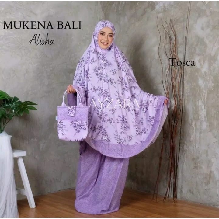 FLAM mukena alisha dewasa katun rayon