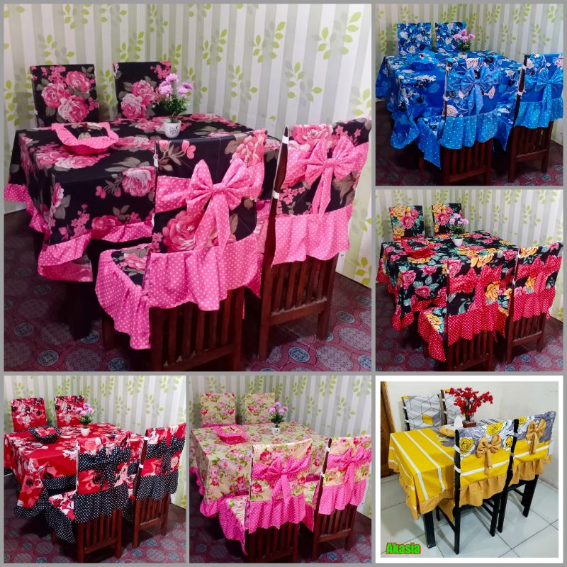 4 kursi sandaran / cover kursi makan Termurah Berkualitas