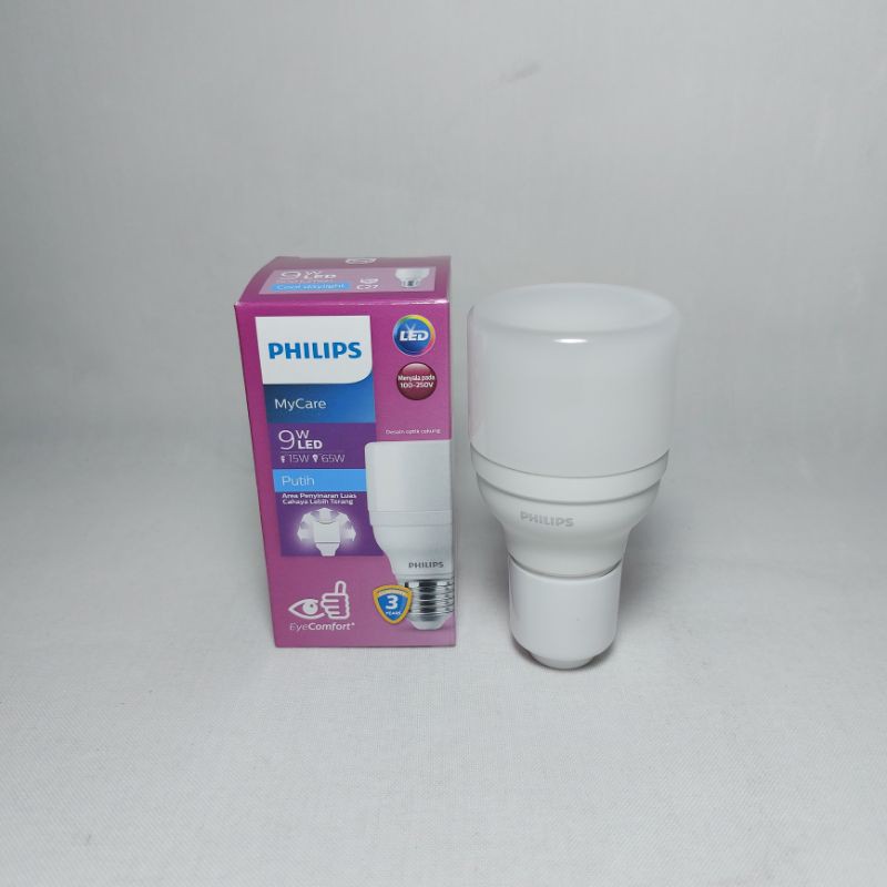 New Philips My Care LED BRIGHT 9 Watt Cahaya Putih Cool Daylight