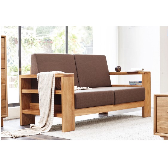 Sofa 2 Seater Kayu Solid