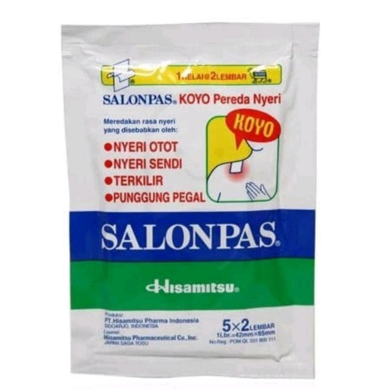 koyo salonpas 1 sachet isi 10 pcs koyo