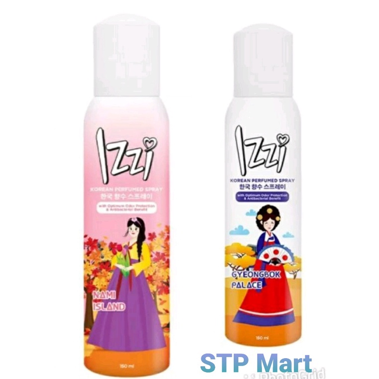 IZZI KOREA PERFUMED SPRAY 150 ML  DAN IZZI KOREA BODY MIST 100ML / PARFUM IZZI / IZZI BODY MIST KOREA