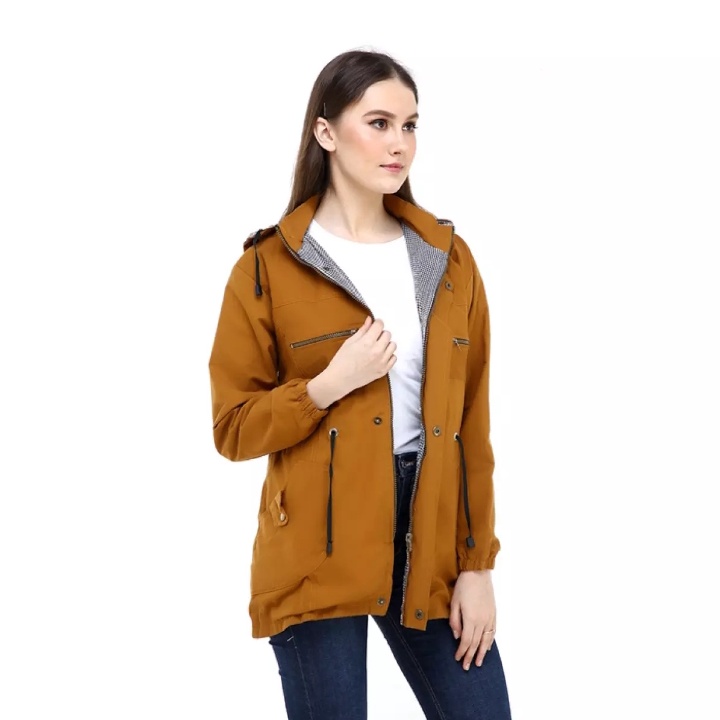 Promo COD Jaket Parka Cewek Jumbo / big size m/l, xl, xxl, Jaket Wanita Anti Angin hoodie bisa dilepas