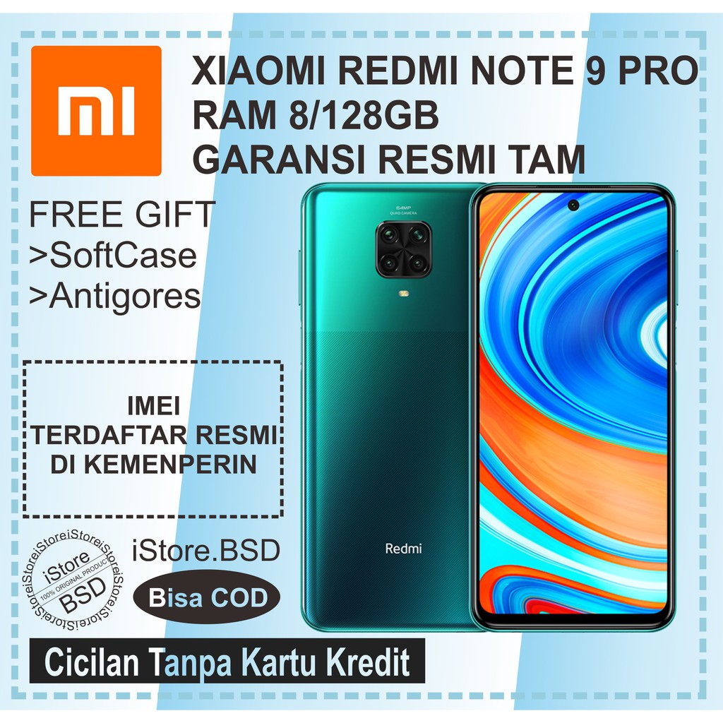 XIAOMI REDMI NOTE 9 PRO RAM 8/128GB | 64MP AI QUAD CAMERA