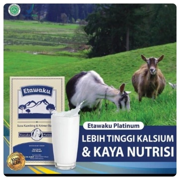 

Susu Kambing Etawaku Platinum - Susu Bubuk Kambing dan Krimer Bubuk Rasa Original