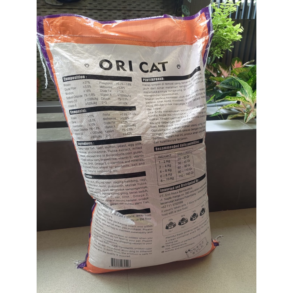 Ori Cat Ikan Adult Cat Food Freshpack 20kg