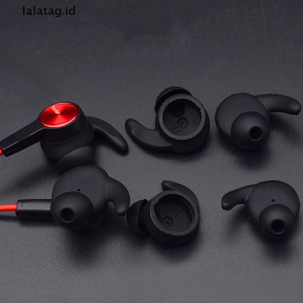 (lalatag) 6pcs / Set Pad / Bantalan Eartips Pengganti Bahan Silikon Untuk Earphone Huawei Honor xSport / AM61