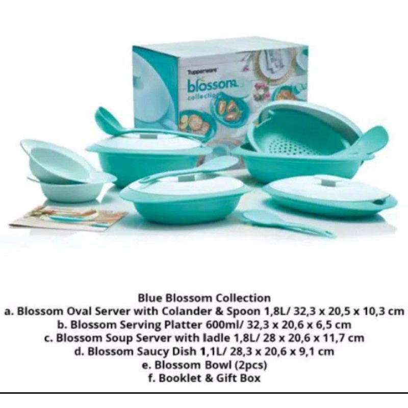 Tempat saji makanan Tupperware / Blossom collection Tupperware