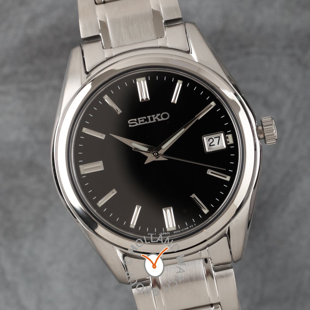 Seiko Quartz SUR319P1 Sapphire Black Dial - Jam Tangan Wanita SUR319