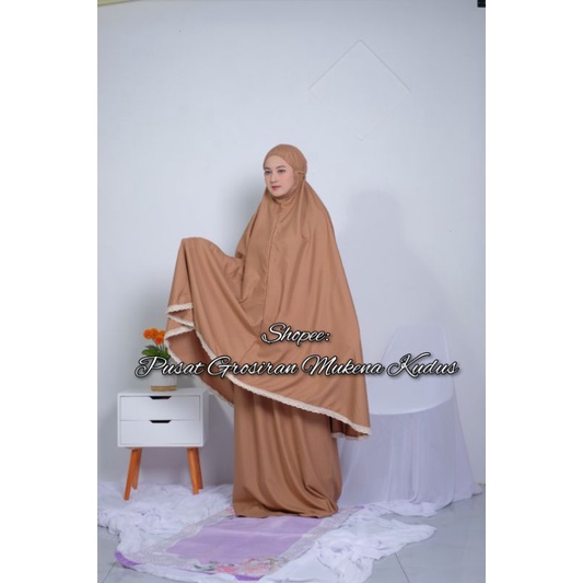 Mukena Renda Potongan Katun Import Adem berkualitas Mukena Halus Mukena Potongan Cantik UNIK