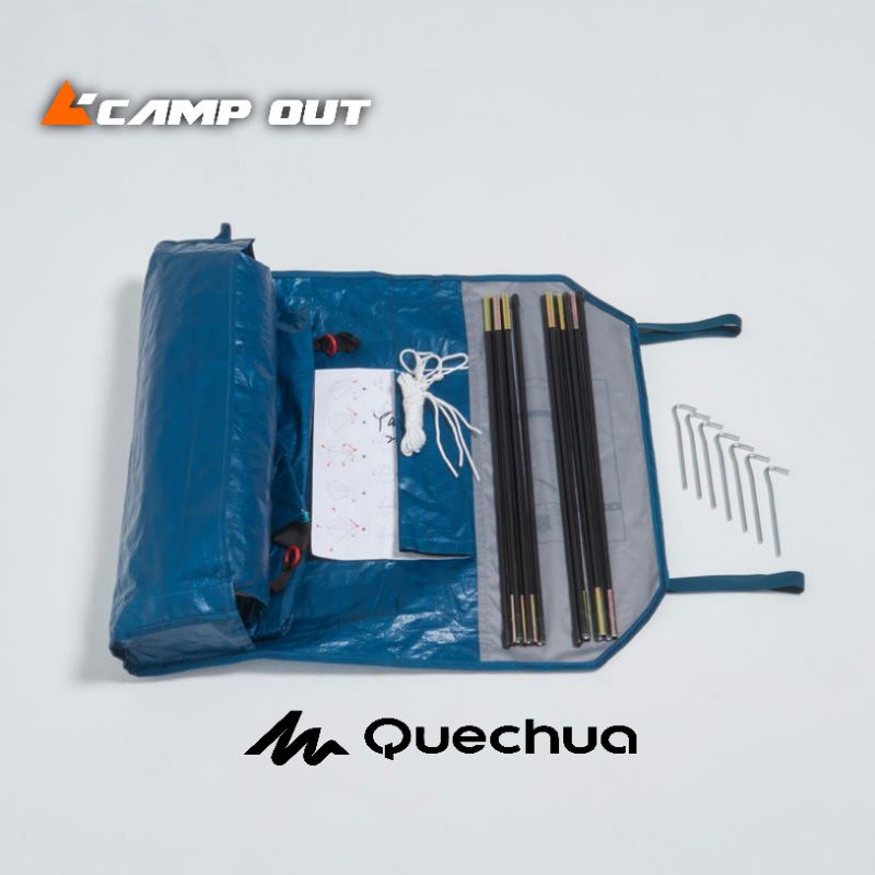 Tenda camping Quechua MH100 kap 2/3 orang Original / Decathlon Quechua Tenda Mh100 2Person Grey / Tenda 2P / tenda 2 person / tenda camping / tenda kapasitas 2-3 orang